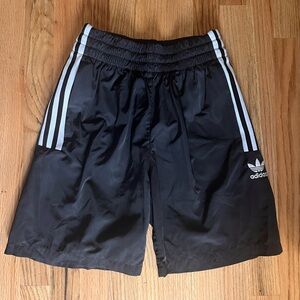 Adidas Girls High Waist Athletic Shorts Large 13/14Y